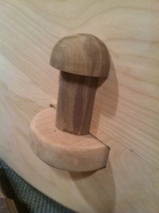 I laid each tenon out in order to trace out the mortise.